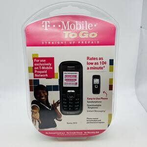T-Mobile To Go Mobile Nokia 2610 Vintage Prepaid Phone / Brand New Sealed.